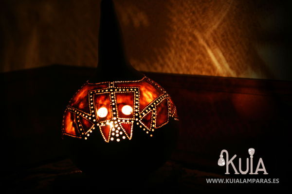 lampara de decoracion ecologica akesha