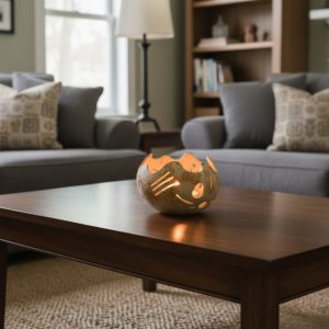 Portavelas de decoracion natural