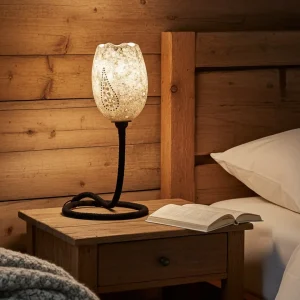 Lámpara artesanal de calabaza