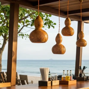 Lámpara de techo para chiringuitos de playa