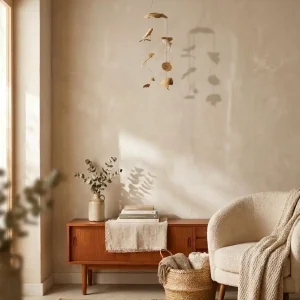 Atrapasueños artesanal de calabaza