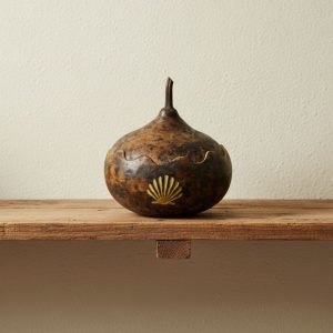 Cuenco con tapa del camino de Santiago