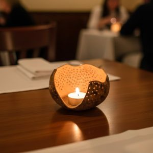 Portavelas de calabaza